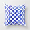 45x45cm Modern Geometric Cushion Cover Art Blue Marble Print Pillowcase Car Sofa Office Waist Throw  Home Decor