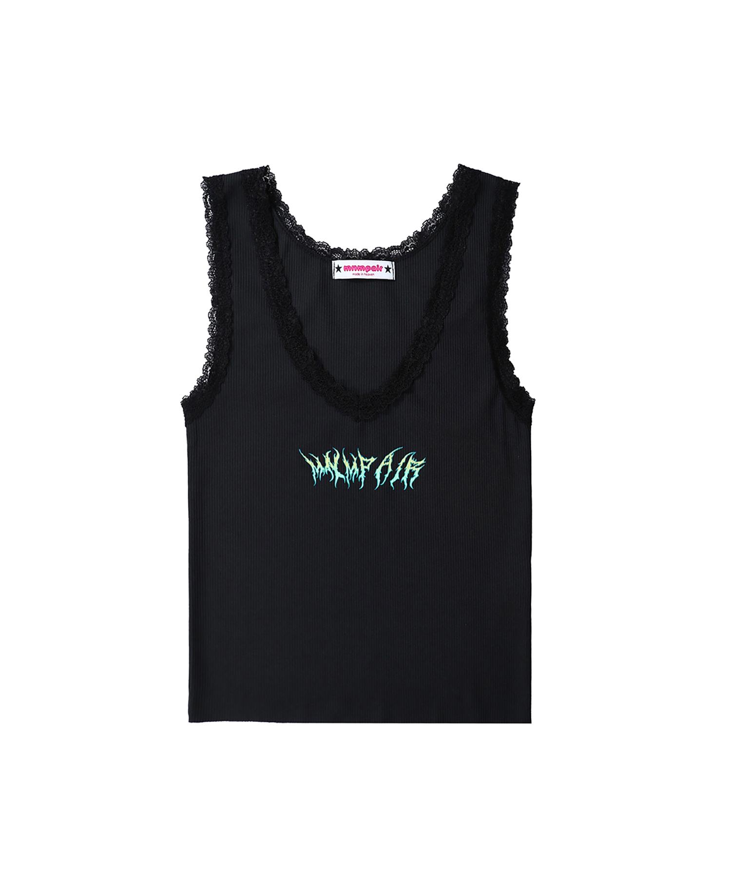 Minimal Fair Metal Logo Top Black S