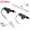 2/5 Wire Universal Car Electric Remote Central Door Lock Actuator Auto 12V Heavy-Duty Power Locking System Single Gun Type Kit