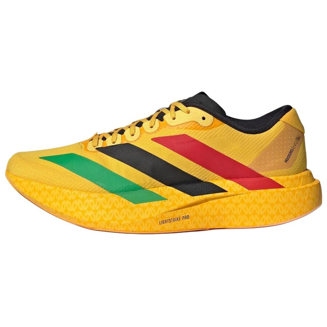 Кроссовки Bob Marley x adidas Adizero Evo SL One Love Унисекс Желтый Bold-Gold Core-Black KJ3625 42