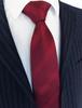 [Towergem] XL Men's Polyester Jacquard Tie, Single Color, 160cm