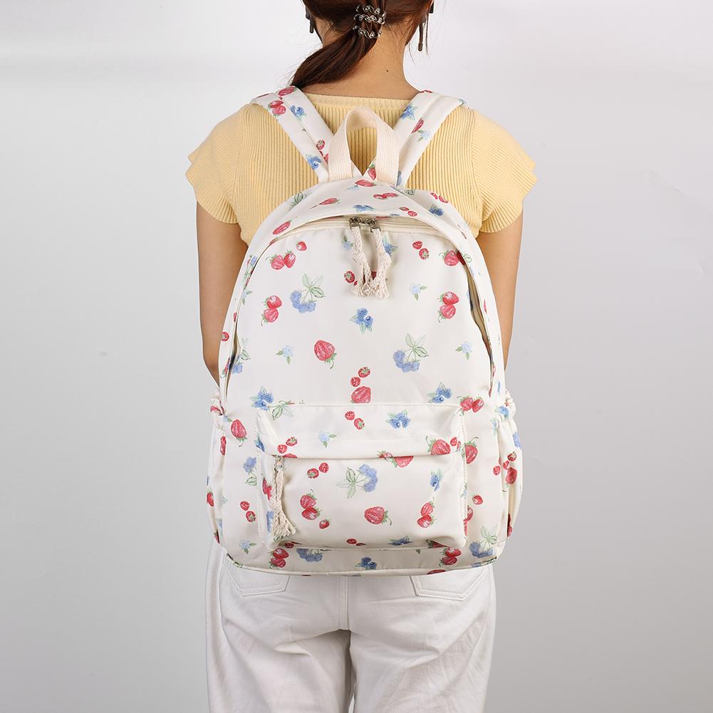 Teenage Girls Women Canvas Fashion Casual Travel Daypack Preppy Backpack Laptop Daypack for Travel Work for High School College