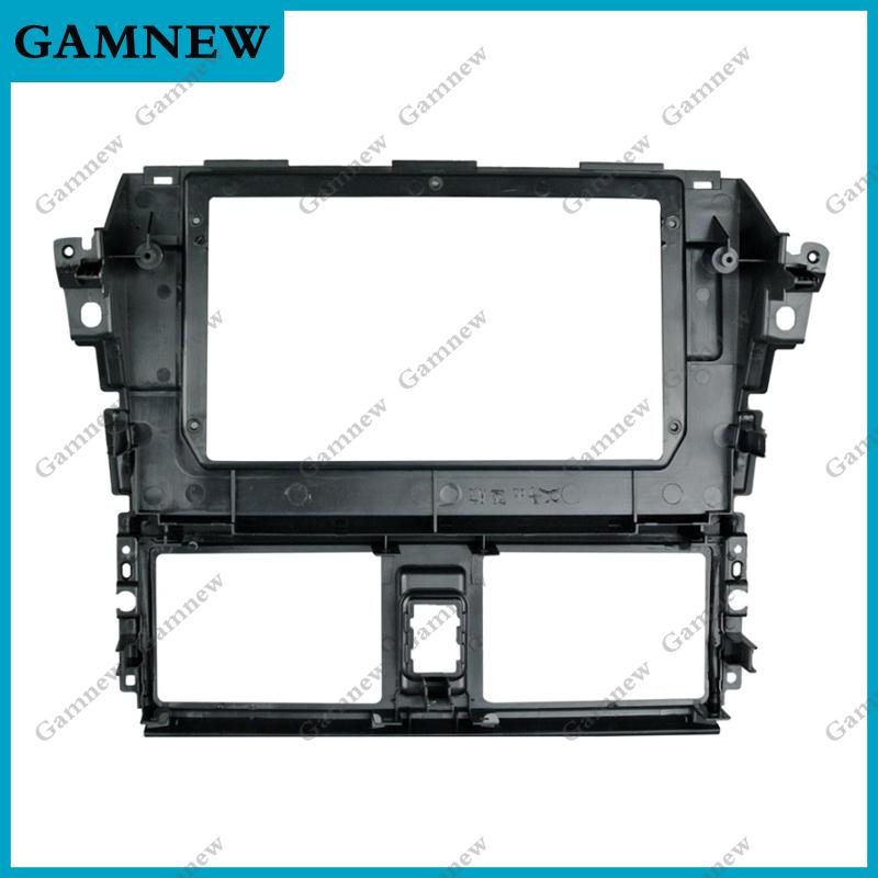 9 10 Inch Car Audio Radio Plate Fascia Frame For Toyota Yaris Vios 2013-2016 Big Screen 2Din DVD Player Panel Dash Mount Kit