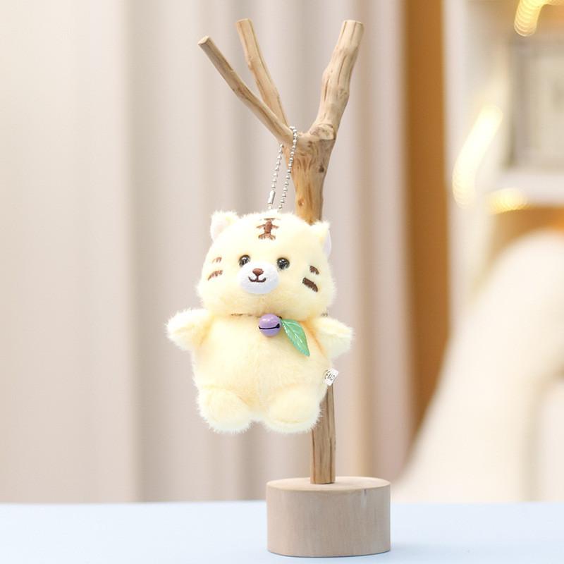 Cute Rabbit Keychain Cartoon Deer Duck Panda Child Backpack Plush Doll Pendant