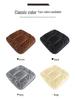Winter Plush Car Seat Cushion Set: Thickened Warm Three-Piece Short Plush for Rear Row