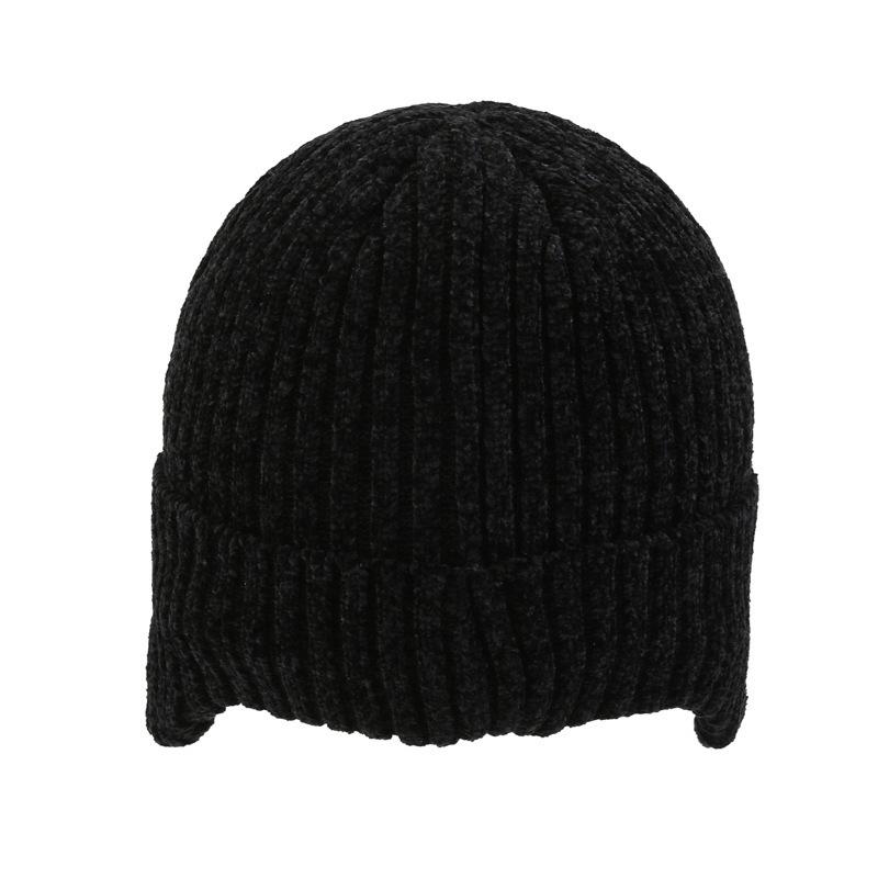 Winter Hat Men's Thickened Wool Hat Chenier Fleece Autumn and Winter Outdoor Warm Ear Protector Knitted Hat