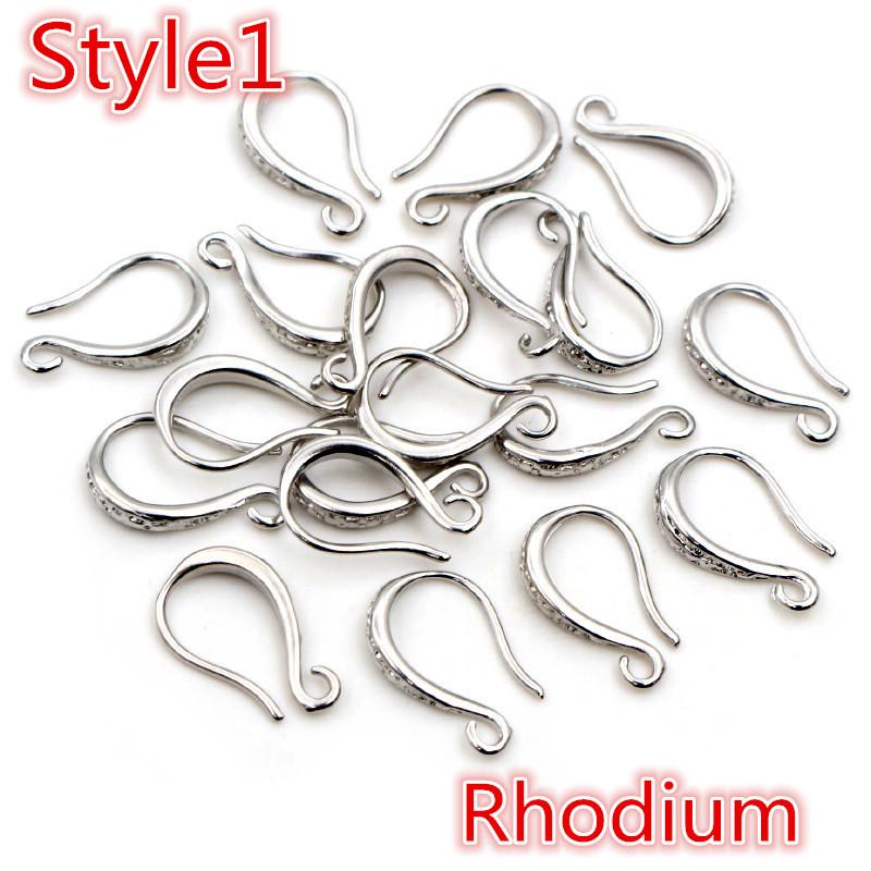 15x10mm 20pcs High Quality Silver Plated Bronze Gold Color French Earring Hooks Wire Settings Base Setting WholeSale