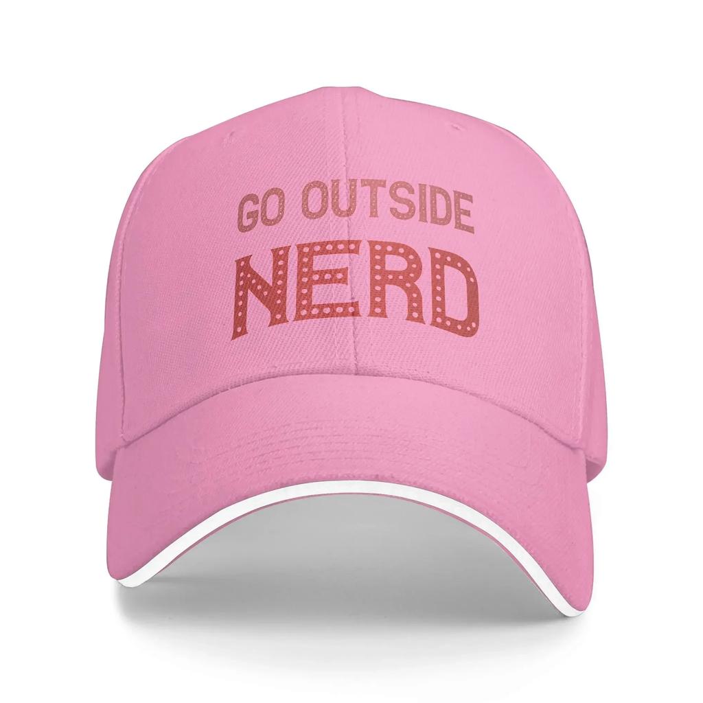 Summer Casual Baseball Cap Go Outside Nerd Outdoor Gym Trucker Hat For Unisex Men Dropshipping  Stylish Baseball Caps