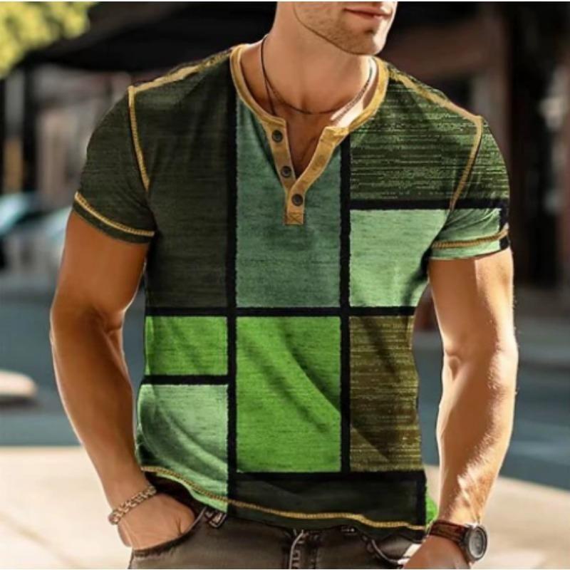

Popular Polyester Fashion 3D Digital Print Casual Daily Short-Sleeved T-Shirt For Men In Summer Cross-Border Style XXXL