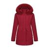 Winter Coat Women 2025 Long Plush Fur Collar Fleece Lined Parka Jacket Korean Style