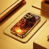 Luxurious The King Tiger PhoneCase Electroplating Glass PhoneCase for Samsung Galaxy S26 S25 S24 S23 S22 S21 FE,Ultra,Plus