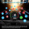 HUD OBD2 Car Head-Up Digital Display Speedometer Overspeed Warning System Oil Water Temp KM/h MPH Turbo Boost Pressure Read