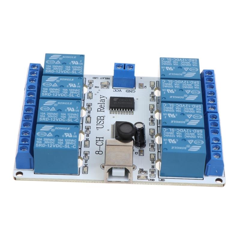 for C 12V 8 Channels USB e Computer Control, USB Control with PCB Board High Sensitivity