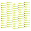 50PcsCelsiusBag Artificial Fishing Lures Soft Silicone Baits Lifelike Paddle Tail Swimbait