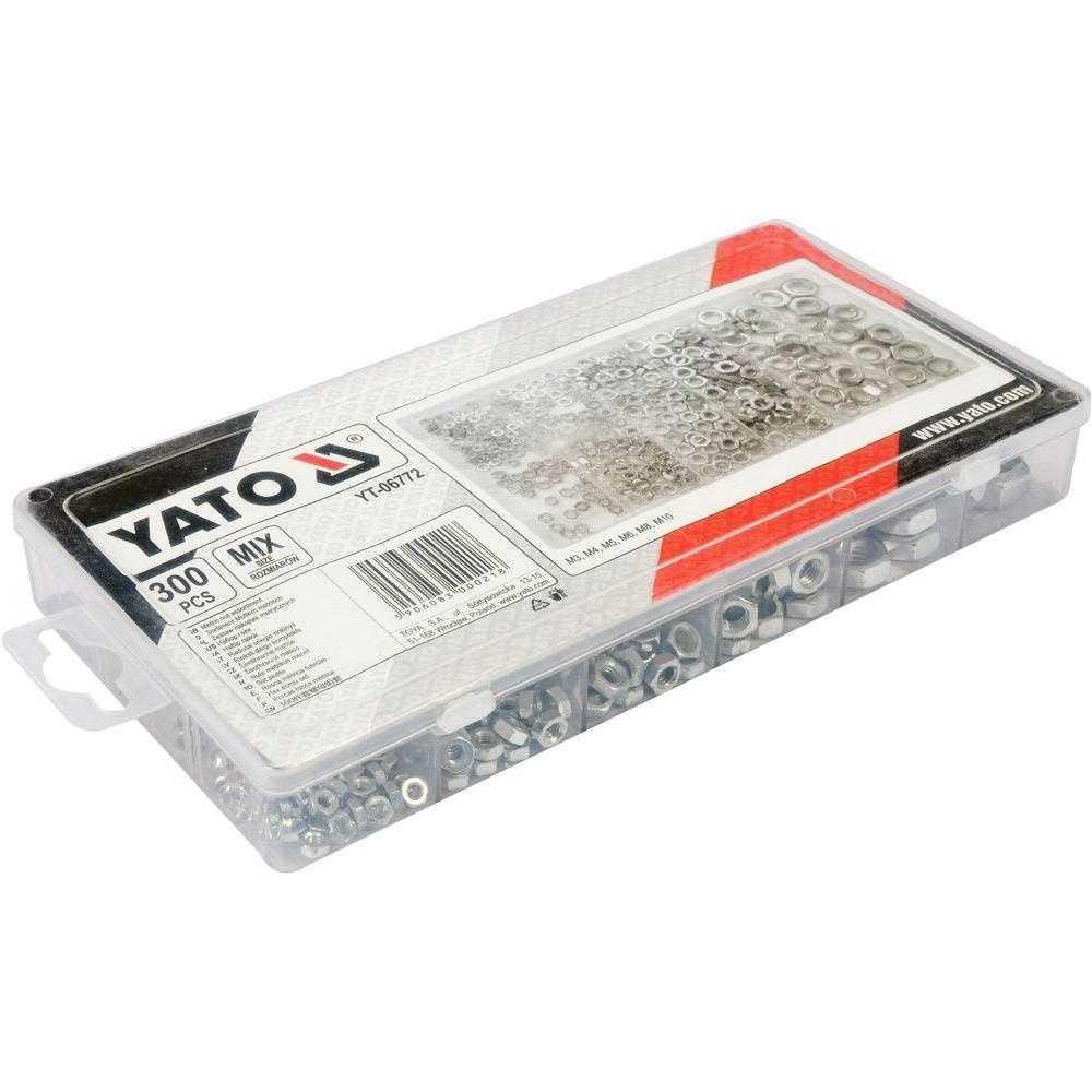 Yato Metric Nuts Set (Pack of 300)