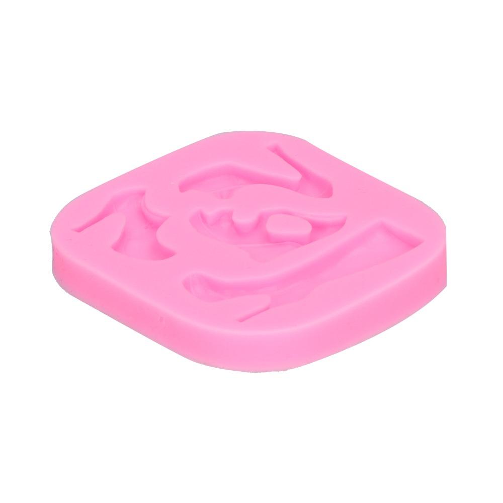 Silicone High Heel Shoe Silicone Mold Heat Resistant Chocolate Mold  Cupcake Topper