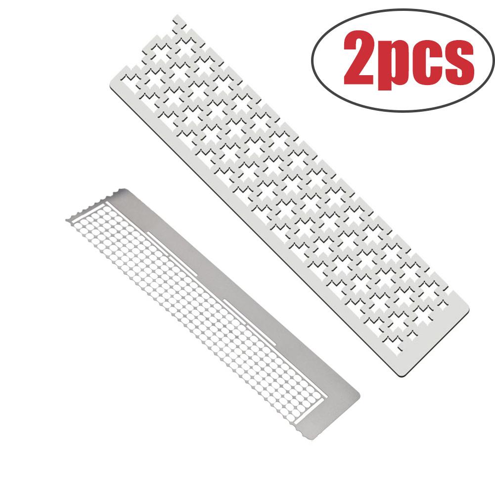 Diamond Painting Drill Cross Stitch Ruler Stainless Steel DIY Diamond Painting Tools Drawing Ruler Square Round Drill Tool