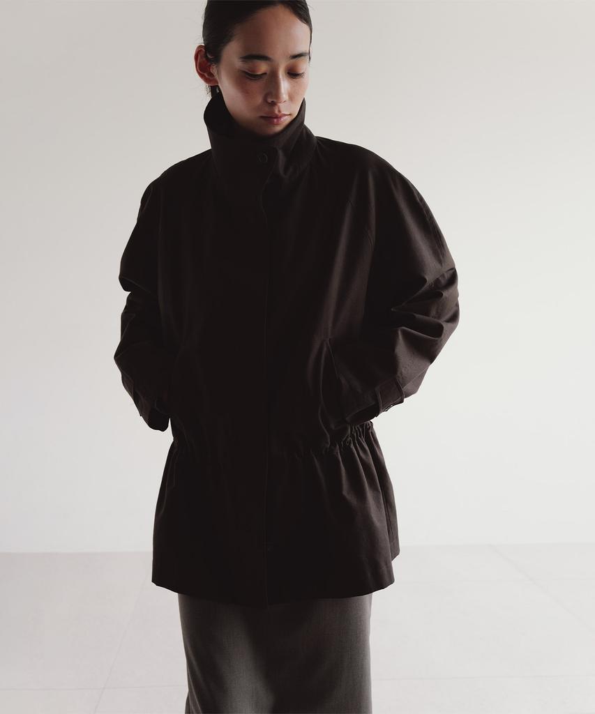 BLANKROOM HER Contour Shell Jacket_Espresso