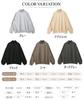 TASOGARA High Loose Stylish Solid Layered Women's Fleece-Lined Hoodie, Neck, Fit, Sweatshirt, Color, Look, Warm, Casual, Figure-Flattering,