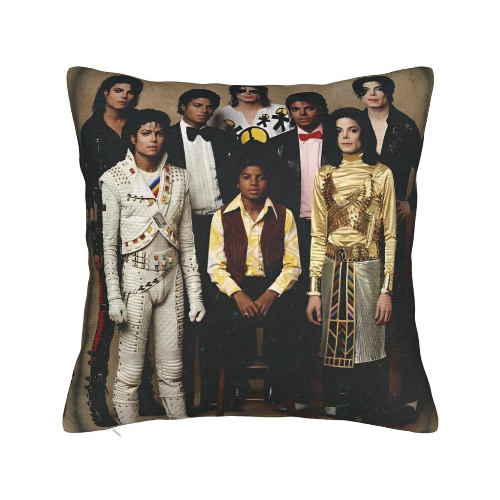 Beat It piano MJ king of pop Square Pillow Cases Cushion Cover Awesome Zippered Decor Pillowcase for Home 18"x18"