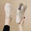 Leather Sneakers Women's New Models Breathable Spring and Autumn Fashion Versatile Women's Shoes Platform Leather Women's Casual Shoes