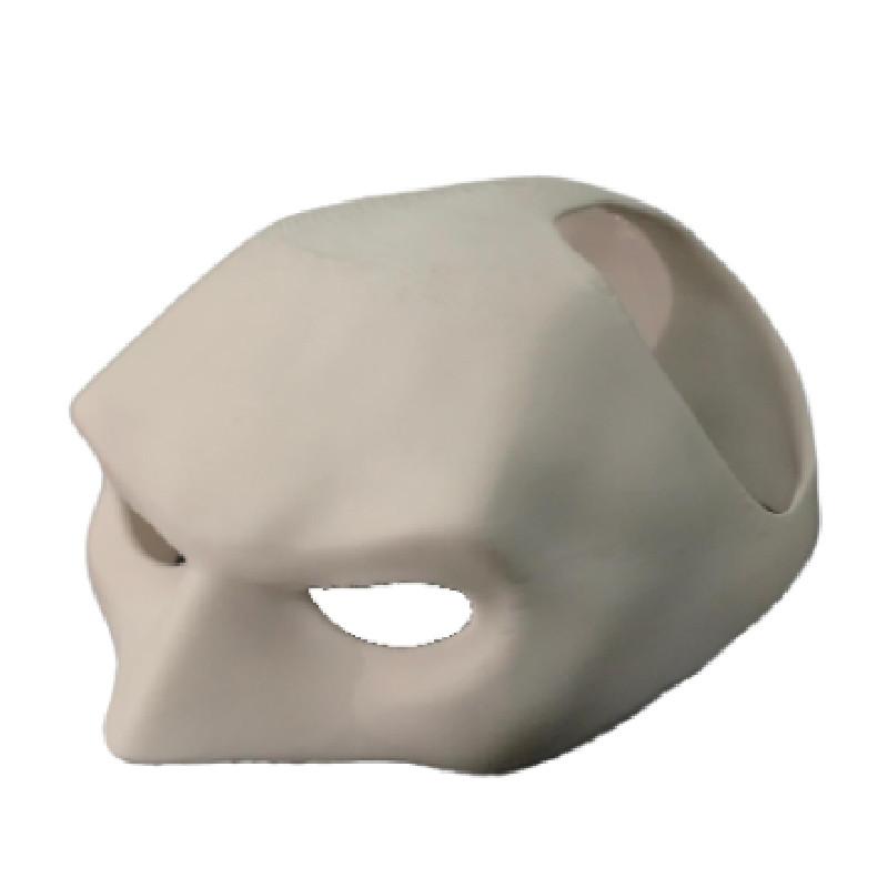 

Stylish Bat Cat Avenger Mask In White Modern Art Design For Unique Home Decor 9CM/3.54in