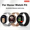 Breathable Milanese Watch Strap For Honor Watch Fit Watch Strap Metal Magnetic Strap For Honor Watch Fit Watch Band Accessories