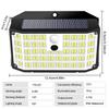 Solar Lights Outdoor Motion Sensor Solar Security Lights IP65 Waterproof with 3 Lighting Modes  Powered Wall Lights Outside