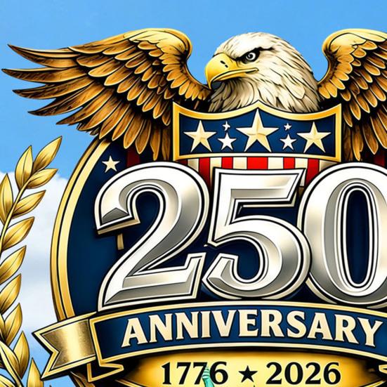 250th Anniversary USA Window Sticker Patriotic 4th of July Window Decal 1776-2026 American Independence Commemorative Sticker for Car Truck Home