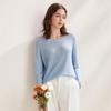 Zhaojun Women's Linen Blend Long-Sleeve Knit Top