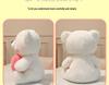 Heart-Shaped Plush Teddy Bear Doll - Soft, Cute, Healing Girly Gift
