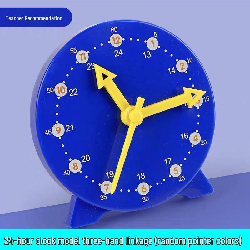 Teaching Clock for First and Second Grade Students - Children s Math Learning Aid for Telling Time