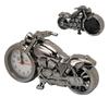 Vintage Motorradmodell Wecker Batteriebetrieben Schreibtischregaluhr Kinderzimmer Heimdekoration Geschenk