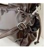 Women's Large Capacity Crossbody Bag - Solid Color PU Shoulder Handbag for Autumn/Winter