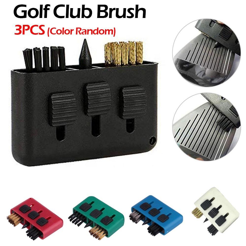 

Accessories Convenient Portable Cleaning Brush Retractable Spike Golf Club Brush Groove Cleaner