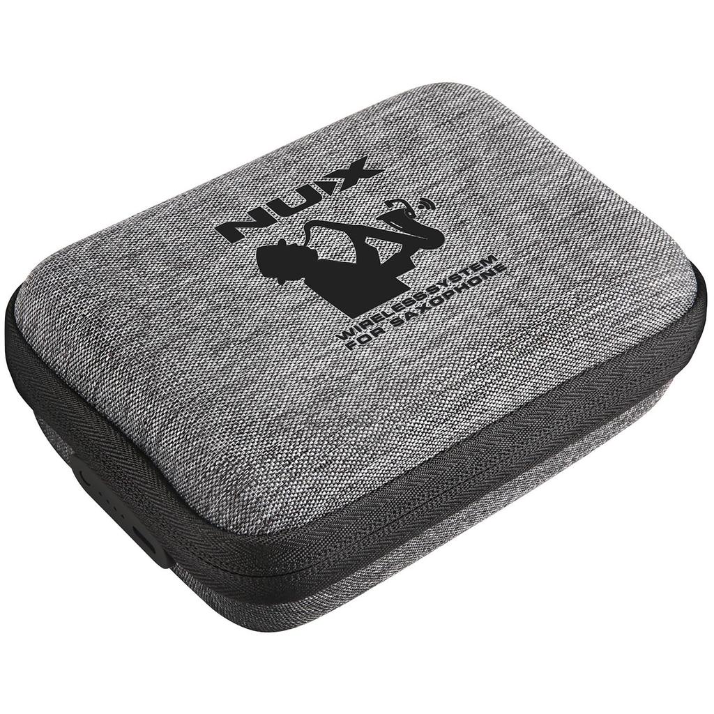 NUX Wireless Saxophone System, 2.4GHz, 20m Transmission, Auto-Pairing, 3 Switchable EQs for Soprano, Alto, and Tenor Saxophones, USB Type-C