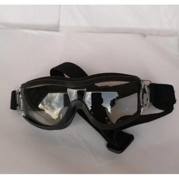 New Pet Goggles with Two Elastic Straps for a More Secure Fit, Splash-proof, Sand-proof, Scratch-proof, and UV-protective