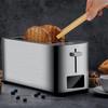 1/2 Stk. Magnetische Bambus Toasterzange Servierzange Toaster Brot Klemme Werkzeug Gebäckklemme Toasterzange Bambus Toasterzangen