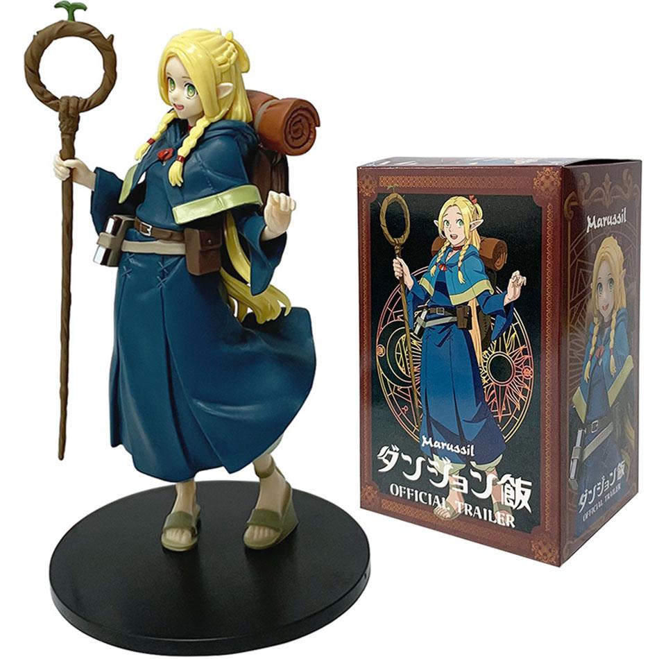 17CM Anime Dungeon Meshi Figure Marcille Donato Standing Delicious Doll Model Toys Gift PVC in desktop ornament birthday Entertaining Play Safe