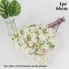 New 66cm Plum Blossom Branch Red Plum Blossom Branch Artificial Flowers Silk Fake Flower for Winter Spring Party Table Decor