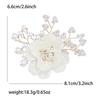 Simulation Pearl Enamel Flower Brooch for Women Unisex Plant Pins Party Accessories Gifts Friends Decoration