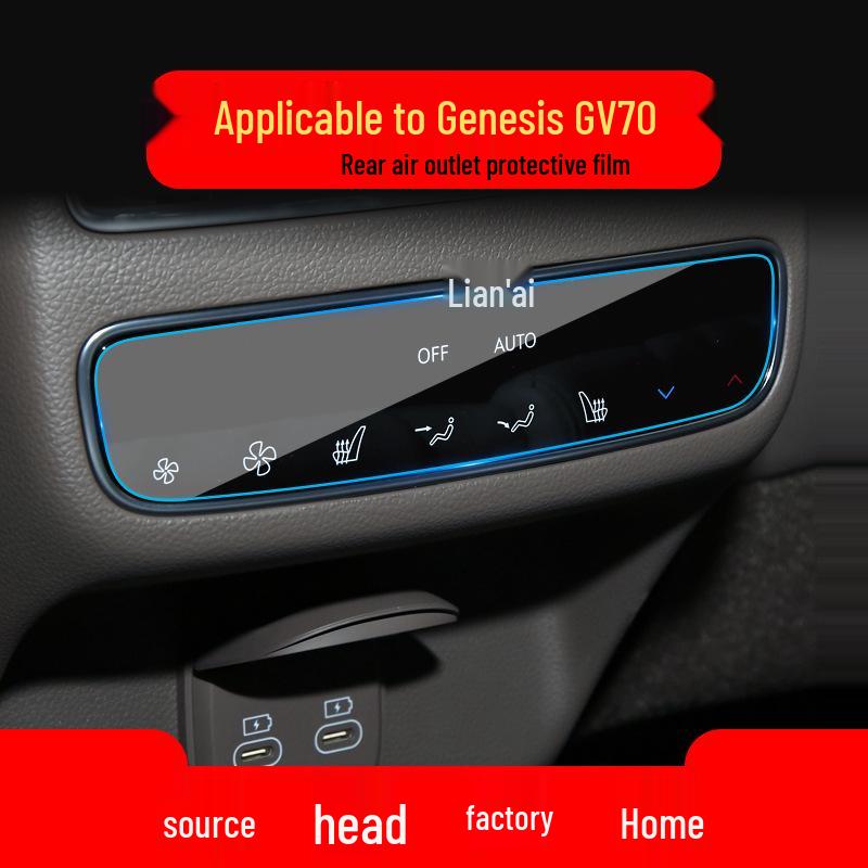 

Защитная пленка для навигации и консоли Genesis G80/GV70/GV80 для 25 моделей GV70 Air Outlet Film 26