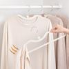 5pcs Short Neck Rubber Clothes Hangers Anti-slip Design Pet T-shirt Skirt Towel Drying Racks Space Saving Storage Clothes Hanger