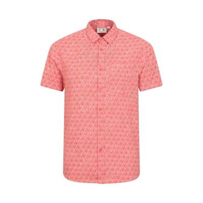 Mens Preston Illustration Leaves Shirt