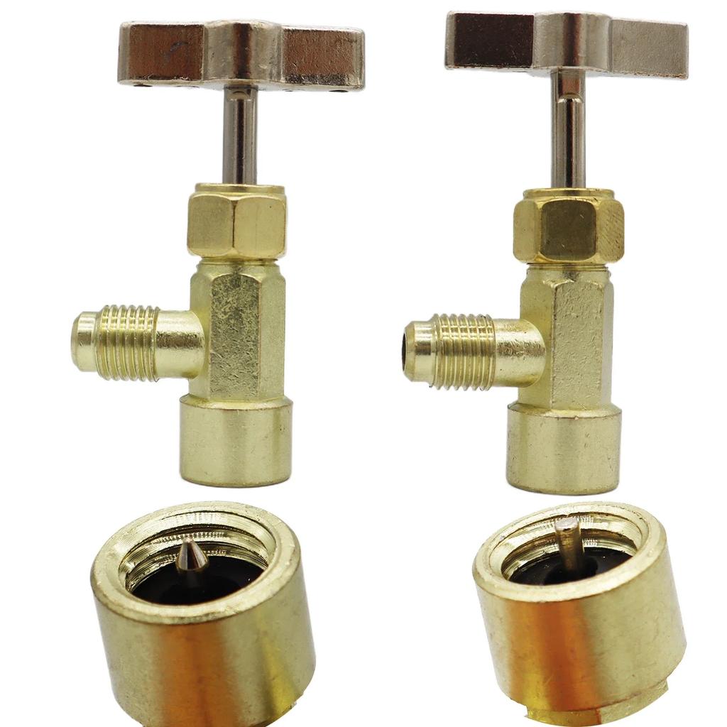 R134a Refrigerant Bottle Opener, Automobile Air Conditioner Freon Inflator Valve, Refrigerant Filling Tool