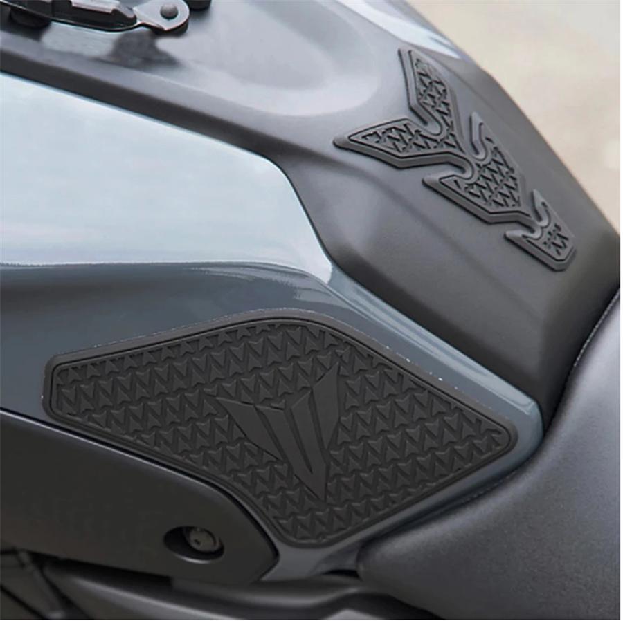 Side & Intermediate Fuel Tank Pad Protector Stickers For Yamaha MT-07 2021 2022