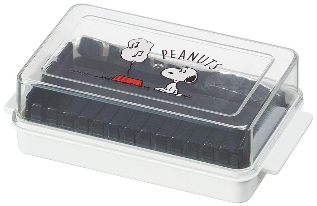 Skater Butter Butter Butter Cutter with Snoopy Case, Container, Guide, BTG1-A