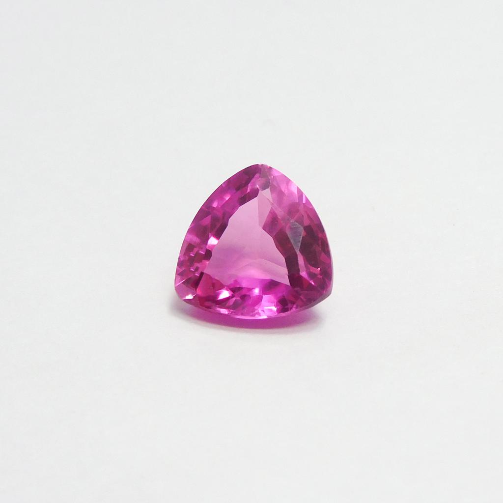 Trillion Cut 3.10 Ct Natural Pink Ruby CERTIFIED Loose Gemstone Huge Size P-4715-Ra