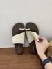 Set Of Toe Slippers Outer Wear Summer New Korean Version Linen Vacation Style Retro Cool Slippers Flat Bottom Seaside Beach