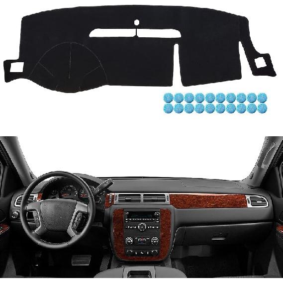 Dashboard Cover Fit For Chevrolet Silverado 2007 2008 2009 2010 2011 2012 2013 2014, Dash Cover Fit For Chevy Tahoe Suburban Avalanche 2014,